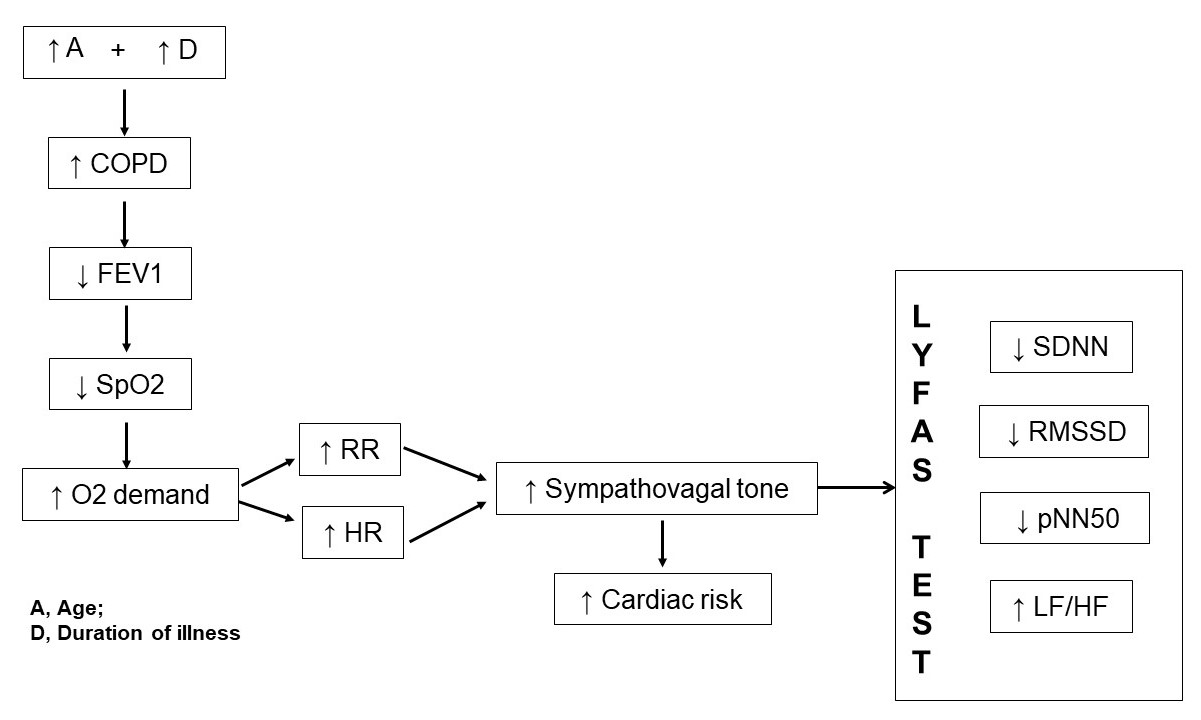 Statistical Validation of Cardiovascular Digital Biomarkers Towards Monitoring the Cardiac Risk in COPD: A Lyfas Case Study