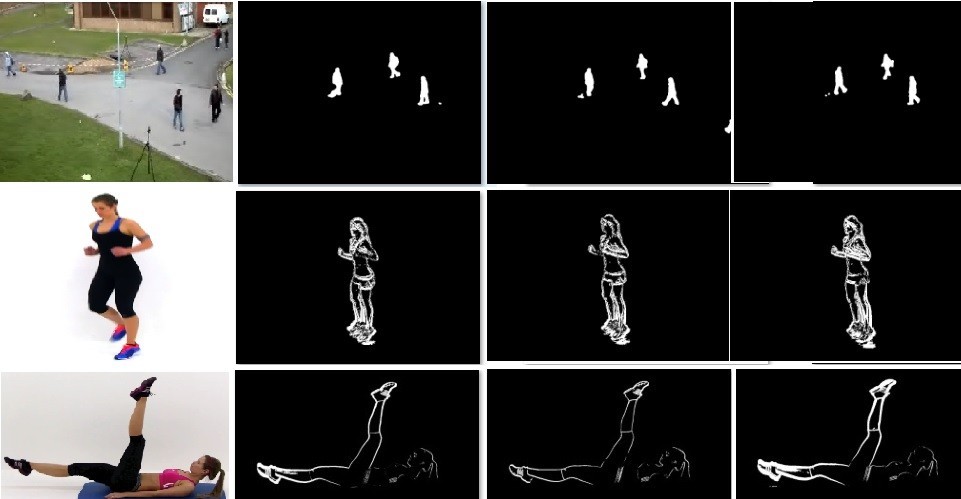 A Comparative Analysis Using Silhouette Extraction Methods for Dynamic Objects in Monocular Vision