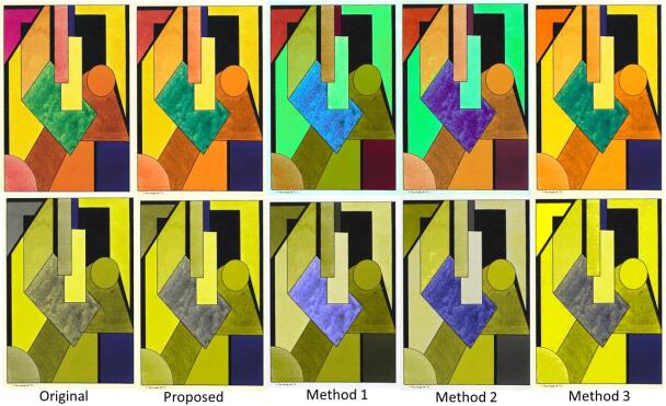 A Hybrid Clustering-Based Approach to Color Modification of Art Paintings for Protanopes and Deuteranopes