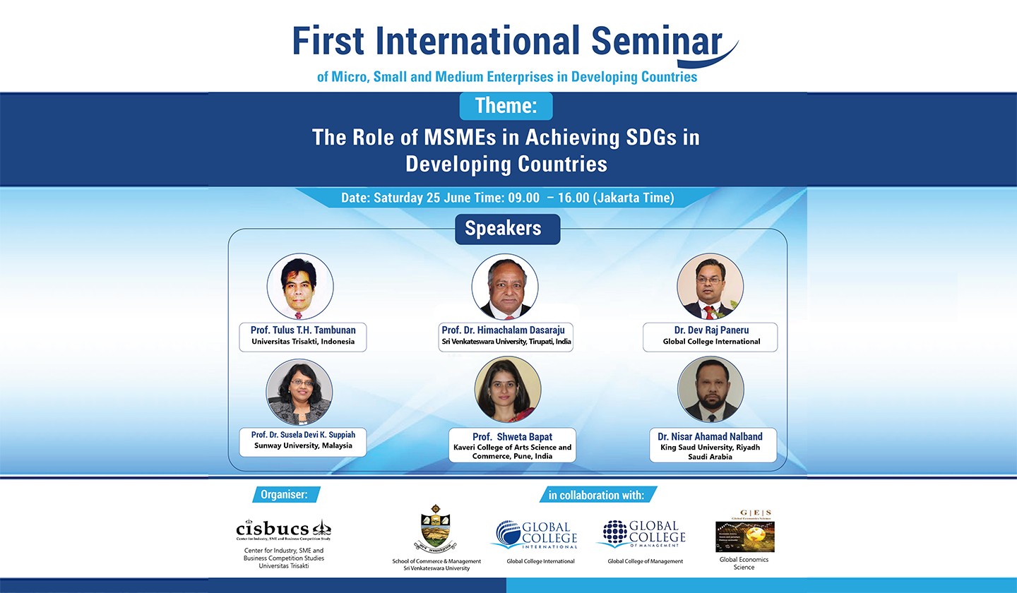 Global Economics Science Collaboration with First International Seminar of Micro, Small and Medium Enterprises in Developing  Countries