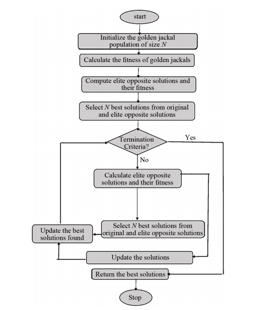 Improving Golden Jackal Optimization Algorithm Based on Elite Opposition-Based Learning: A Case Study on Breast Cancer Histopathology Images Classification